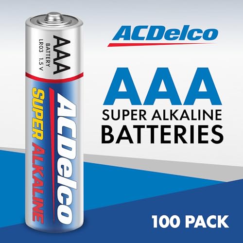 PowerMax ACDelco 100-Count Triple AAA Batteries, Maximum Power Super Alkaline Battery, 10-Year Shelf Life, Reclosable Packaging - Image 2