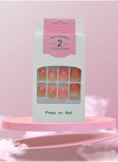 Generic Elegant Artificial Nails - 12 Pieces with Double-Sided Adhesive for a Perfect Look  - Image 3