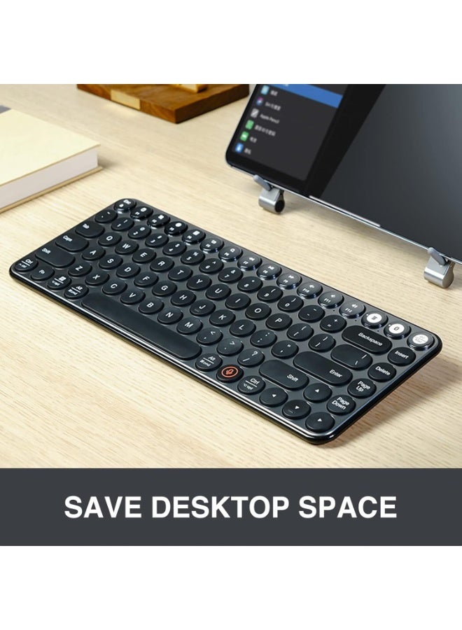 Smart Dual-Mode Wireless Connection Bluetooth Keyboard  85-Key Intelligent Voice Input - Image 4