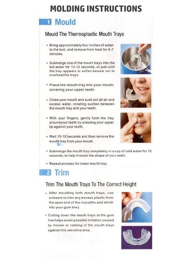 Impressive Smile 10/Pack Thermo-Molding Boil and Bite Teeth Whitening Mouth Trays by Impressive Smile - Image 5