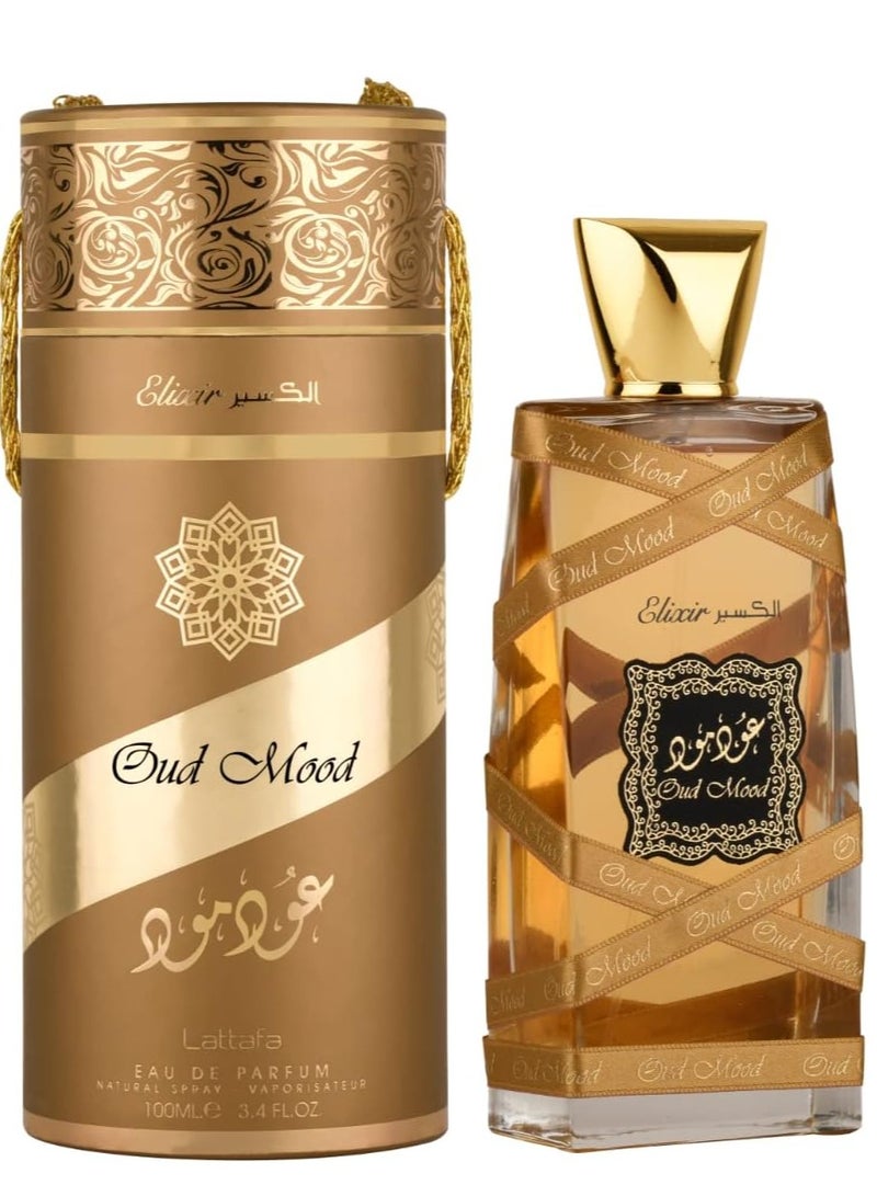 Lattafa Oud Mood Genuine Elixir Eau De Parfum, 100 Ml - Image 1