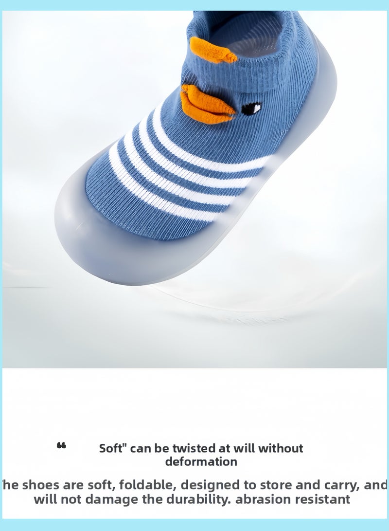 Kids Non-slip Socks: Thin Summer Style for Boys&Girls, Yoga/Floor Socks, Indoor/Early Education Centers/Playgrounds/Trampoline Parks, Baby Friendly.  - Image 1