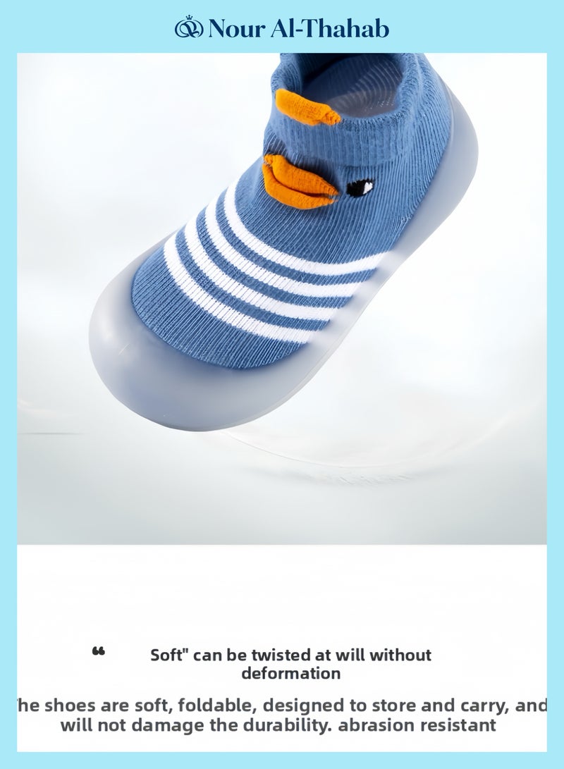 نور الصحب أحذية المشي للأطفال الصغار ، أحذية سولة ناعمة ، صنادل ، أحذية شبكة مضادة للانزلاق ، جوارب أرضية تنفس. مناسبة للاستخدام الداخلي، ومراكز التعليم المبكر، وملاعب، وحدائق الترامبولين. مناسبة للأطفال الذين تتراوح أعمارهم بين 6 أشهر و 2 سنوات. - Image 2