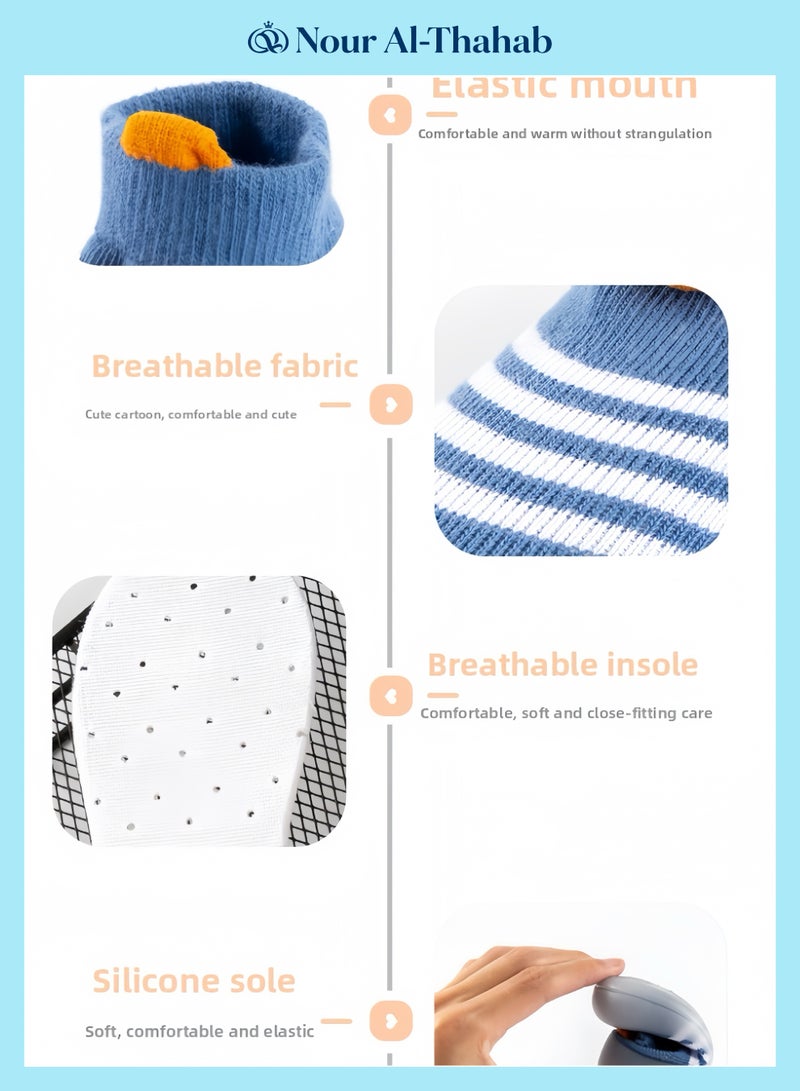 نور الصحب أحذية المشي للأطفال الصغار ، أحذية سولة ناعمة ، صنادل ، أحذية شبكة مضادة للانزلاق ، جوارب أرضية تنفس. مناسبة للاستخدام الداخلي، ومراكز التعليم المبكر، وملاعب، وحدائق الترامبولين. مناسبة للأطفال الذين تتراوح أعمارهم بين 6 أشهر و 2 سنوات. - Image 4
