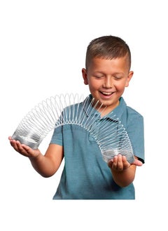 Just Play The Original Slinky® Brand Fidget Toy Pack: 1 Giant 1 Classic And 1 Slinky Junior Walking Metal Spring Kids Toys For Ages 5 Up  - Image 3
