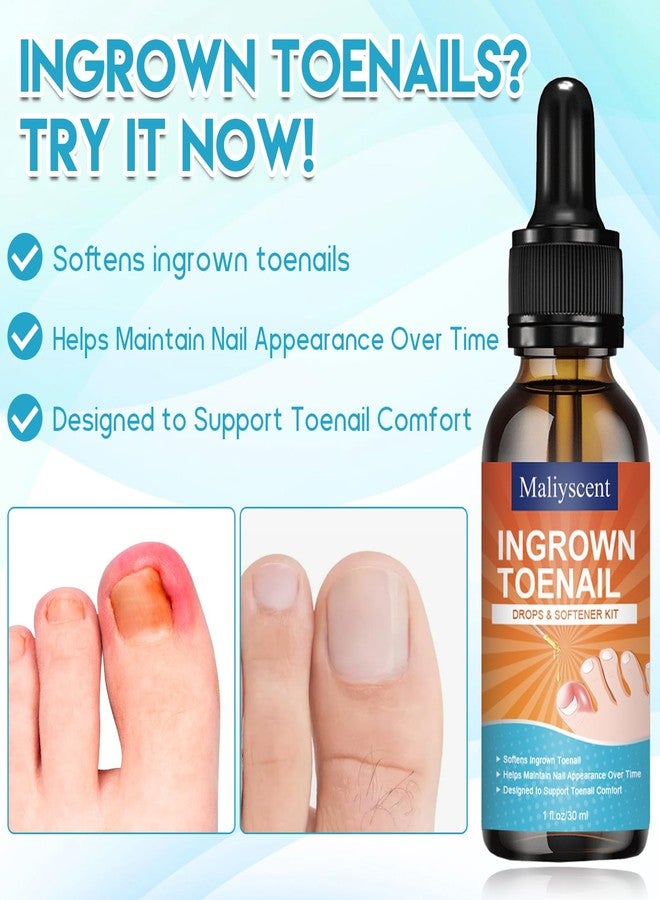 Maliyscent Ingrown Toenail Removal Kit, Professional Ingrown Toenail Tool Kit Includes Ingrown Toenail Corrector Drops, Corrector Patch, Toenail Clipper, Nail File Lifter Pedicure Tools - Image 3
