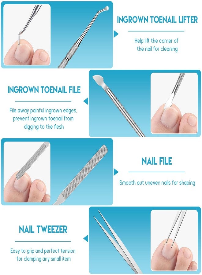 Maliyscent Ingrown Toenail Removal Kit, Professional Ingrown Toenail Tool Kit Includes Ingrown Toenail Corrector Drops, Corrector Patch, Toenail Clipper, Nail File Lifter Pedicure Tools - Image 5