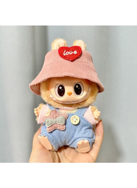Second Generation Blind Box Labubu Clothes Soft Rubber Face Pendant - Labubu Sit Party Series