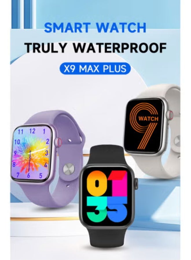 X9 Max Plus Smartwatch with 2.1-Inch HD Screen, IP67 Waterproof Fitness Tracker, Bluetooth Calling, Health Monitoring & Multi-Sports Modes - Image 4
