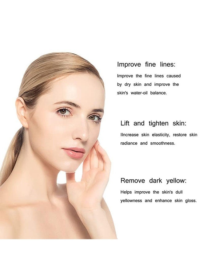 YZKMSKIN Fullerene Placenta Essence，Nourishing Anti-Aging Night Serum, Vitamin E Face Serum for Dark Spots, Wrinkle Reduction & Skin Brightening, Face Serum for Women 30PCS - Image 3