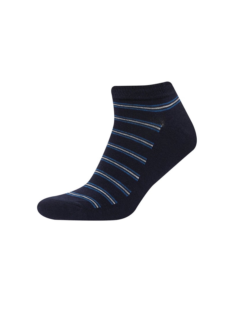 DeFacto 5-Pack Cotton Striped Ankle Socks  - Image 4