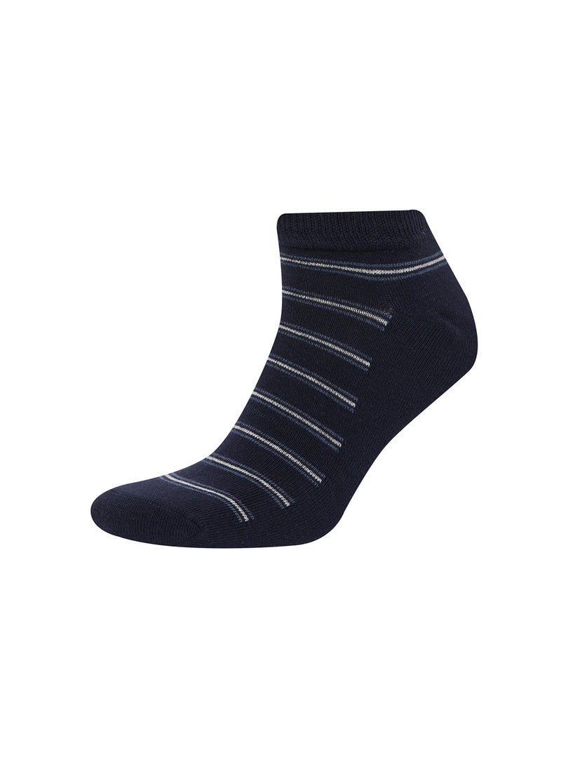 DeFacto 5-Pack Cotton Striped Ankle Socks  - Image 3