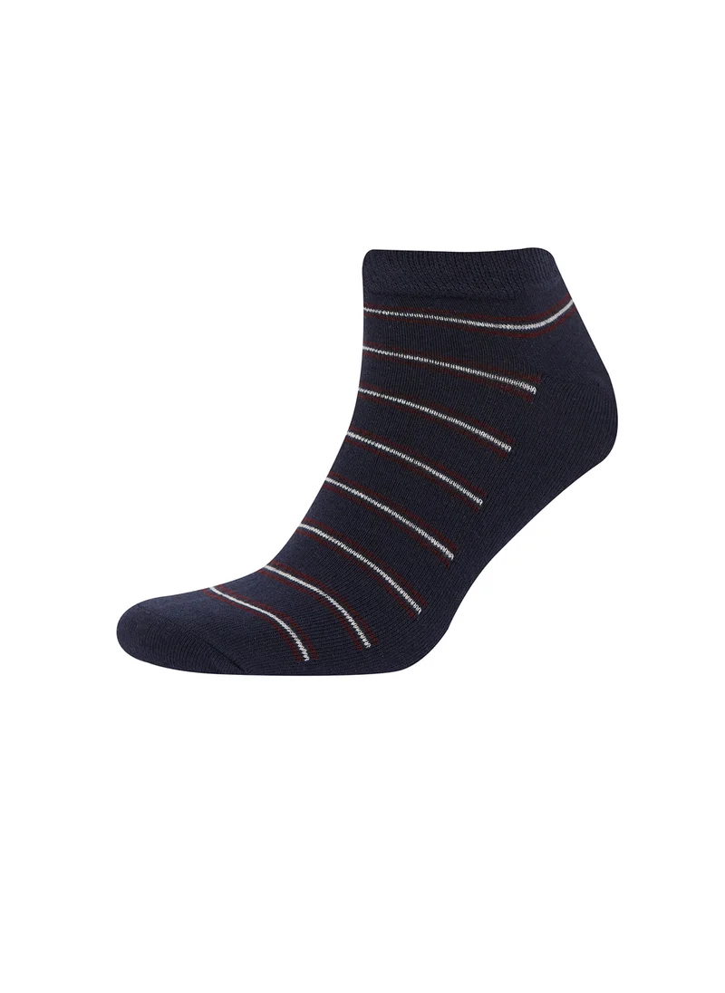 DeFacto 5-Pack Cotton Striped Ankle Socks