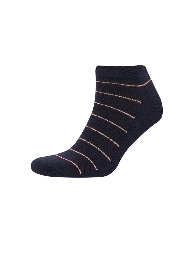 DeFacto 5-Pack Cotton Striped Ankle Socks  - Image 2