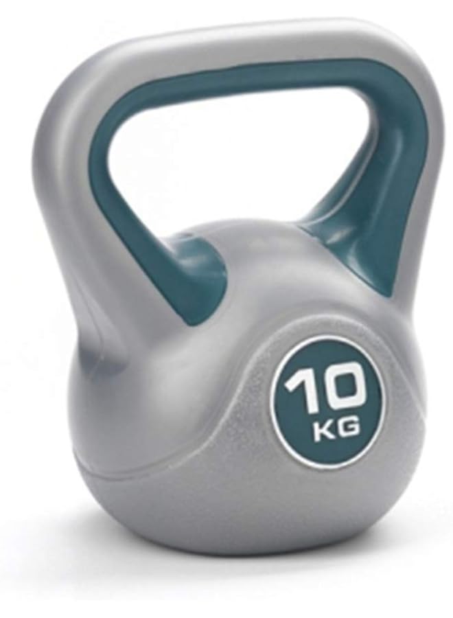 YORK FITNESS Vinyl Kettlebell 8Kg Home Gym Equipment Perfect For Bodybuilding Weight Lifting Training Kettlebell - Image 1