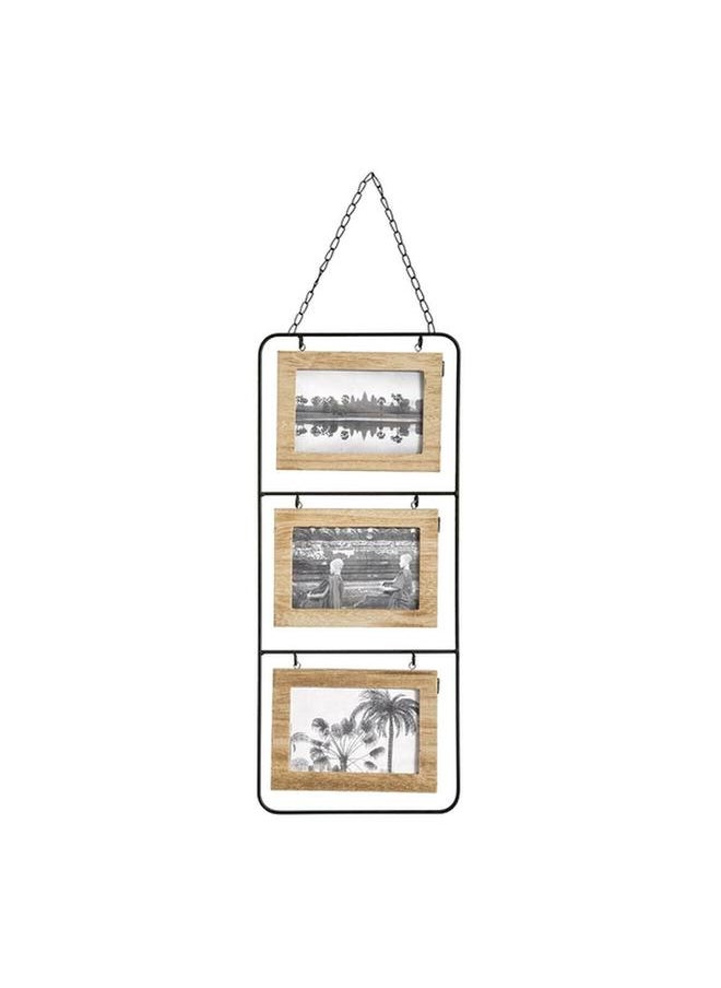 atmosphera 6-Picture Wall Mounted Decorative Easy-Hanging Photo Frame Multicolor 162258  - Image 1