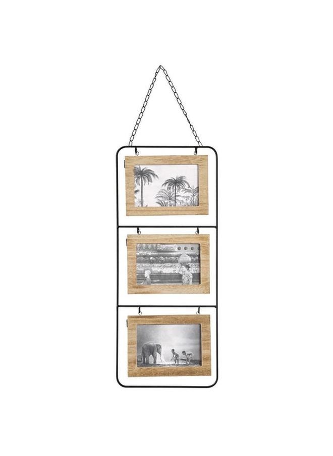atmosphera 6-Picture Wall Mounted Decorative Easy-Hanging Photo Frame Multicolor 162258  - Image 3