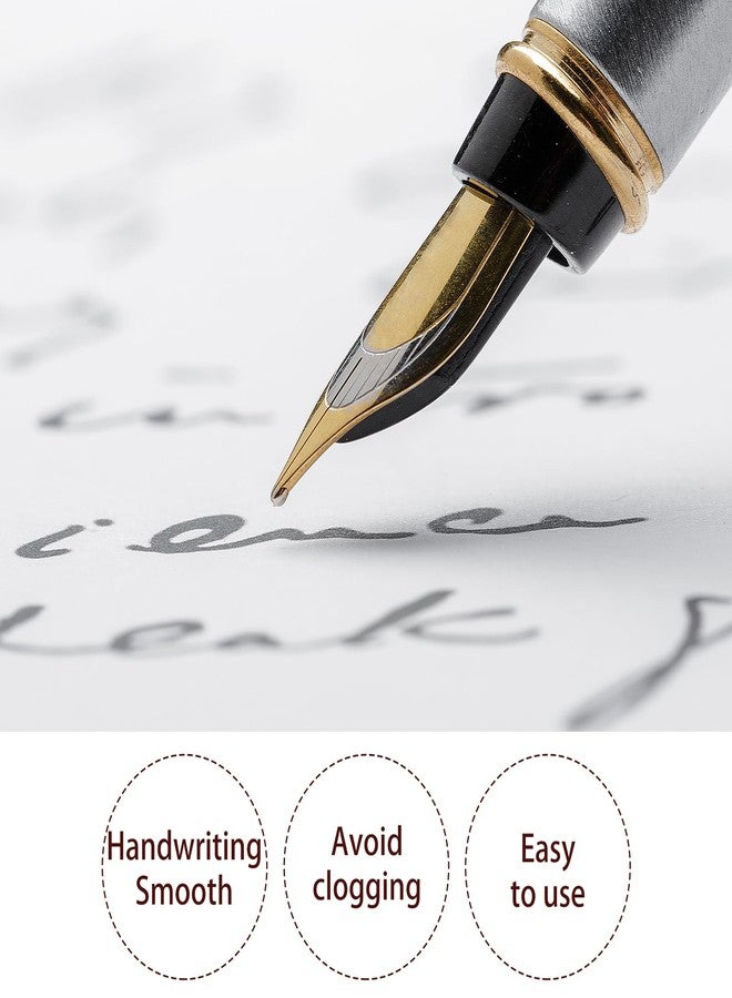 Amaxiu 36 Pcs 3.4mm Fountain Pen Black Ink Cartridges - International Standard Refills Compatible With 3.4mm Bore Diameter Calligraphy Pens - Image 3