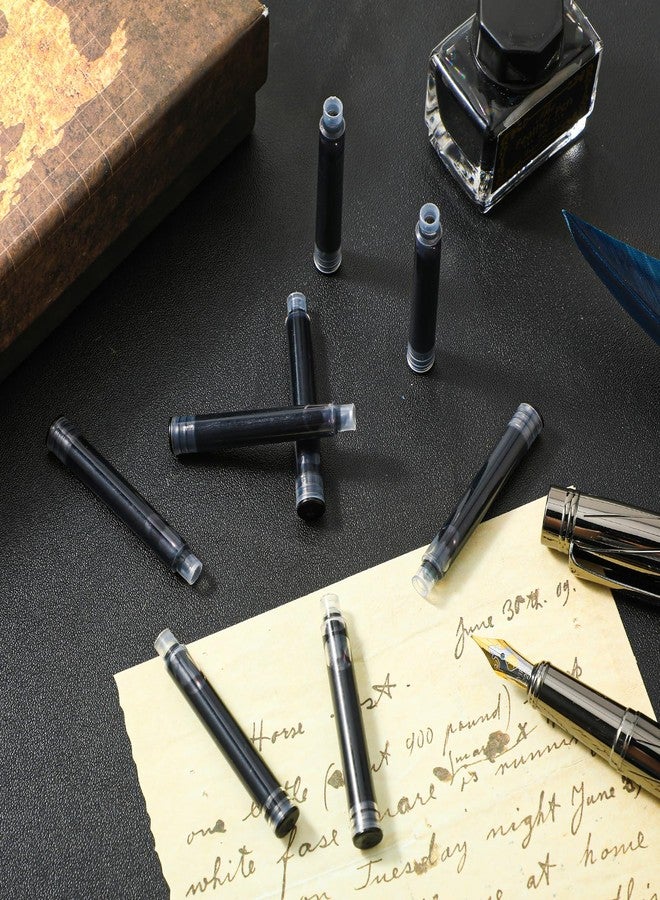 Amaxiu 36 Pcs 3.4mm Fountain Pen Black Ink Cartridges - International Standard Refills Compatible With 3.4mm Bore Diameter Calligraphy Pens - Image 5