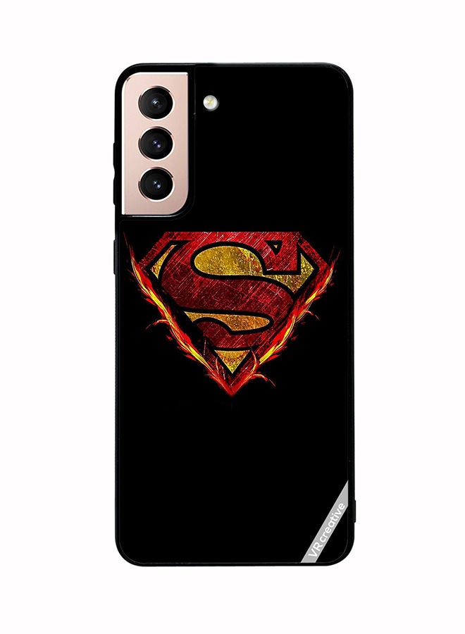 VR CREATIVE Protective Case Cover For Samsung Galaxy S21 Plus 5G Superman Design Multicolour - Image 1