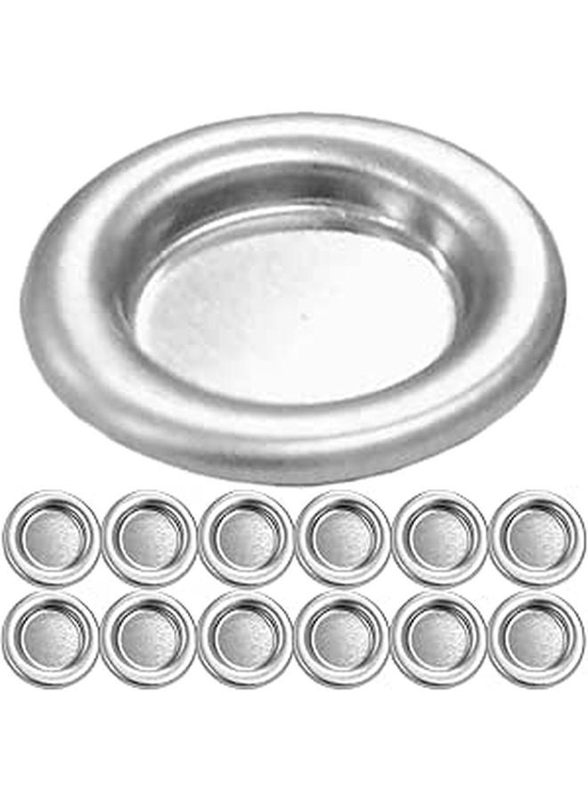 24 Pcs Mini Metal Incense Cone Holder Trays Round Aromatherapy Burner Plates - Image 1