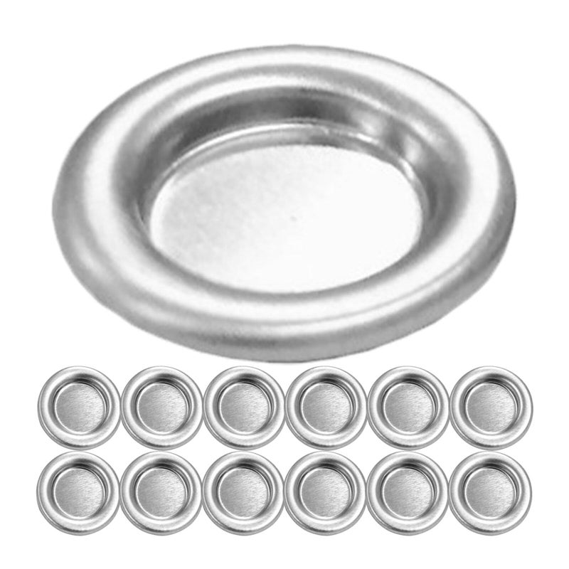 24 Pcs Mini Metal Incense Cone Holder Trays Round Aromatherapy Burner Plates - Image 2