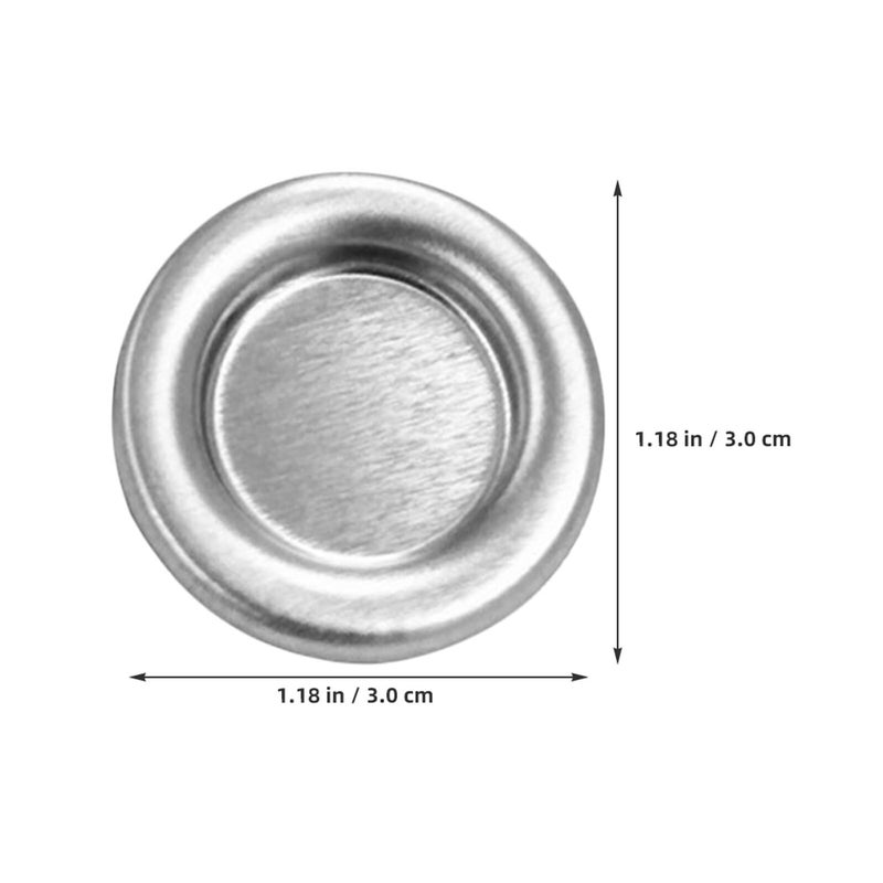 24 Pcs Mini Metal Incense Cone Holder Trays Round Aromatherapy Burner Plates - Image 3