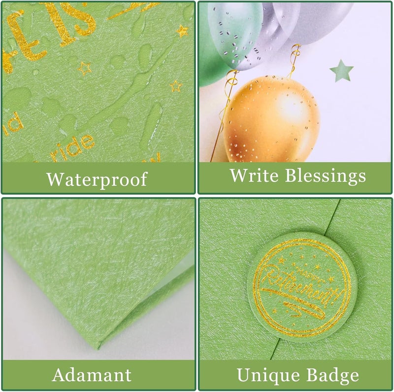 Roetyce Retirement Party Decorations Women Men, Green Happy Retirement Guest Book Jumbo Card, Retired Keepsake Gift for Coworker Friends Family, Sage Green Legend Has Retired Signature Board - Image 3