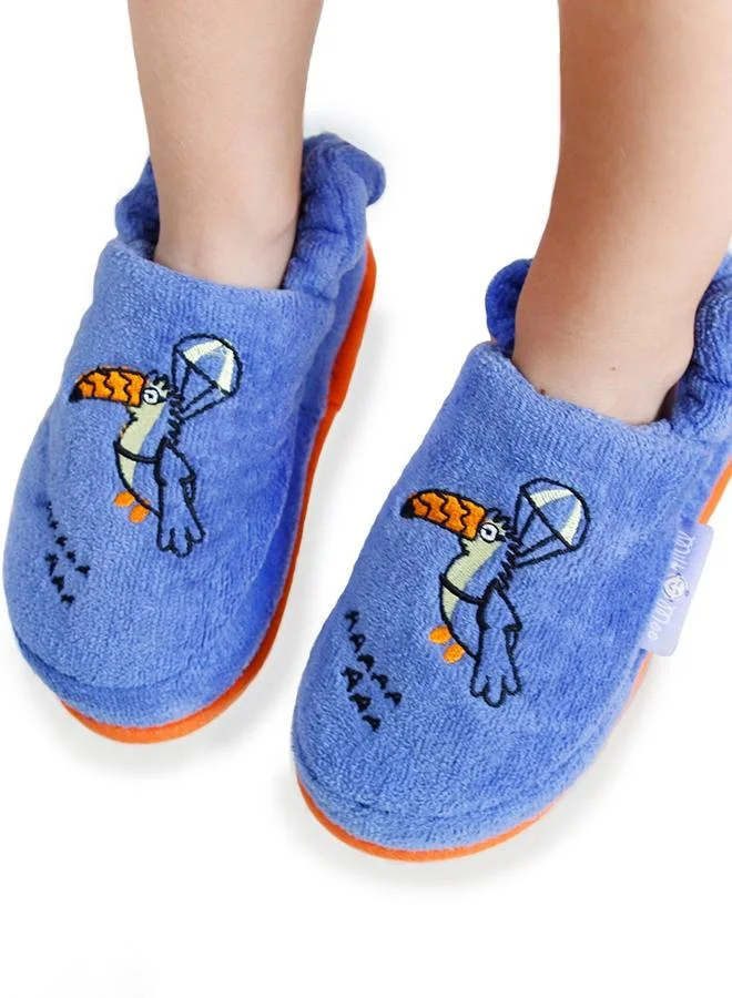 Milk&moo Kids Embroidery Design House Slippers