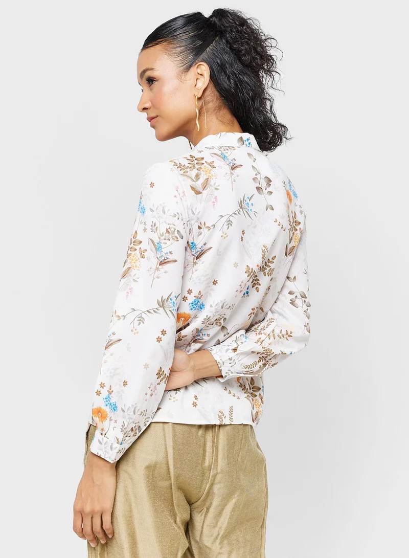ايلا Ditsy Print Button Down Shirt