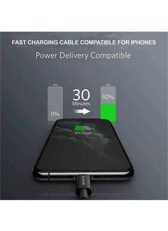 Livx Horizontal 20W Type C To Lightning iPhone iPad Fast Charging and Data Cable 3 Meters IPBLT-03  - Image 2