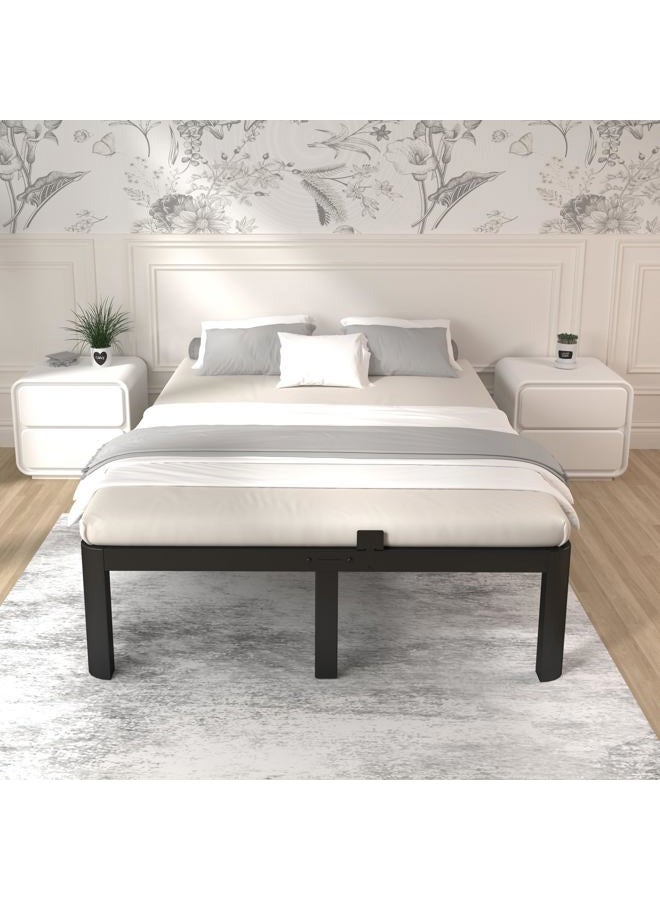 ITIMIDI 12 Inch Full Bed Frames, Metal Full Size Platform Bed Frame with Round Corner Legs, Heavy Duty Steel Support 3500 LBS, Storage Space, No Box Spring Needed, Noise Free, Easy Assembly - Image 5