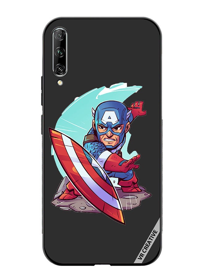 VR CREATIVE Protective Case Cover For Huawei Nova Y9S Superhero Captain America Design Multicolour - Image 1