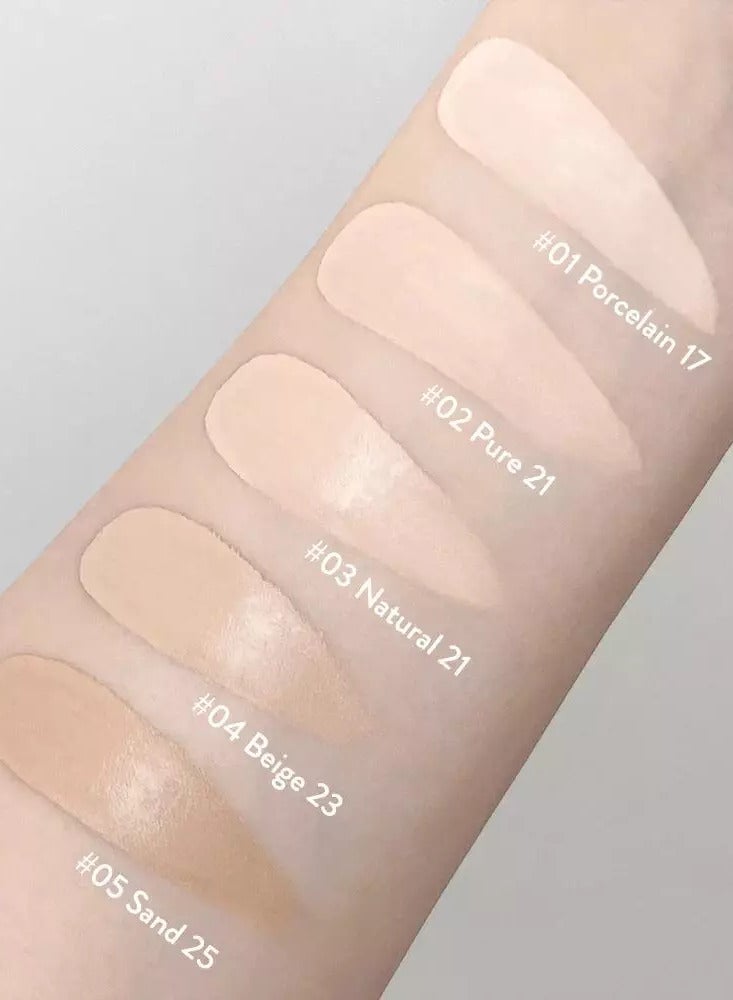 ROM و ND وسادة مياه rom&nd Bare 20 جم (01 بورسلين 17)، عامل حماية من الشمس SPF 38، ترطيب صحي، ترطيب فوري، بشرة مريحة، تدوم طويلاً، رطوبة إضافية - Image 2