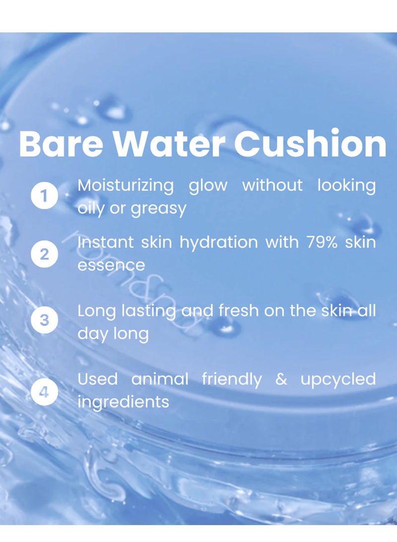 ROM و ND وسادة مياه rom&nd Bare 20 جم (01 بورسلين 17)، عامل حماية من الشمس SPF 38، ترطيب صحي، ترطيب فوري، بشرة مريحة، تدوم طويلاً، رطوبة إضافية - Image 3