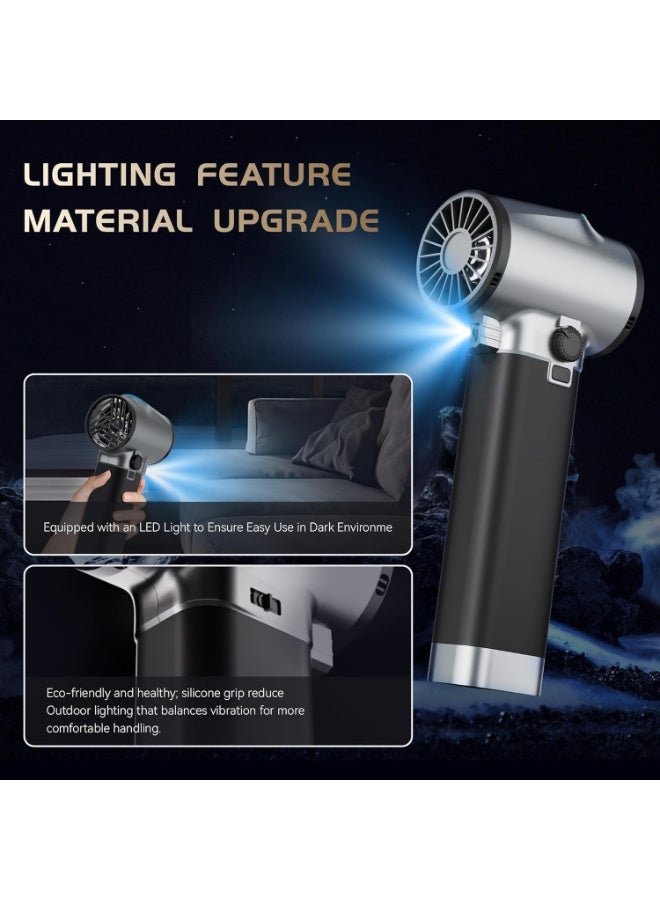 Booster Booster TF64A2 Cordless Air Blower Turbo Fan Dryer with 50,000 RPM, 750W High-Speed Leaf Blower for Drying - Handheld Rechargeable Dust Cleaner for Car Home Office PC  - Image 4
