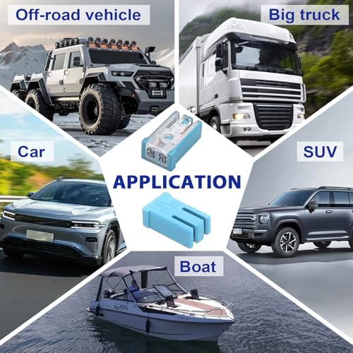 BUSY-CORNER 18 Pcs 32V Mini Slotted Automotive MCASE Shaped Cartridge Fuse Kit,15A 20A 25A 30A 40A 50A 60A - Image 3