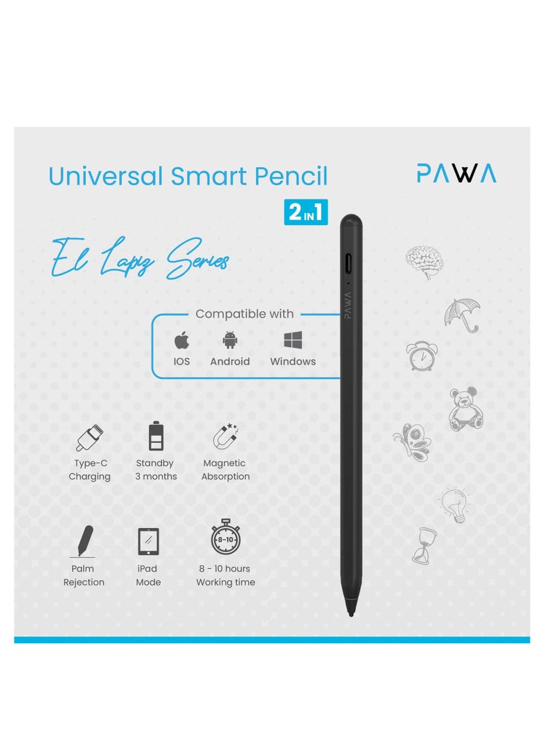 pawa universal smart pencil  El lapiz Series 2 in 1