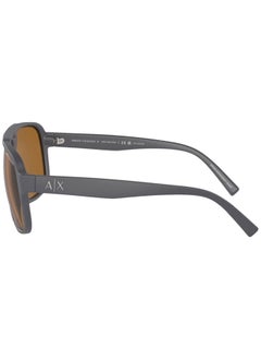 Armani Exchange Full Rim Rectangle Sunglasses 4104S,61,8249,83  - Image 3