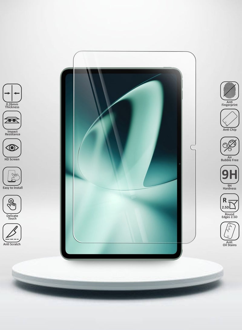 Techie OnePlus Pad 11.6 inch 2023 HD Clear Tempered Glass Screen Protector Bubble Free Easy Installation - Image 2