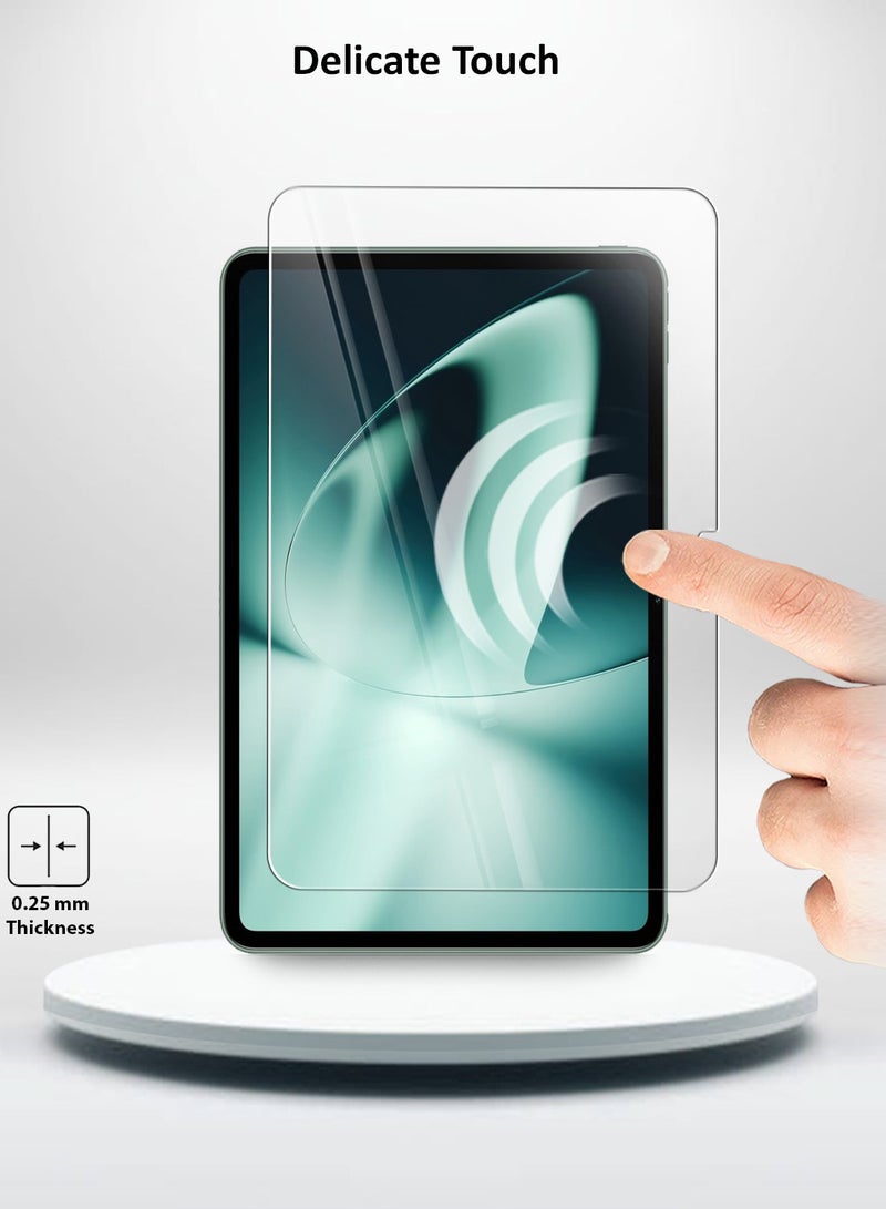 Techie OnePlus Pad 11.6 inch 2023 HD Clear Tempered Glass Screen Protector Bubble Free Easy Installation - Image 4