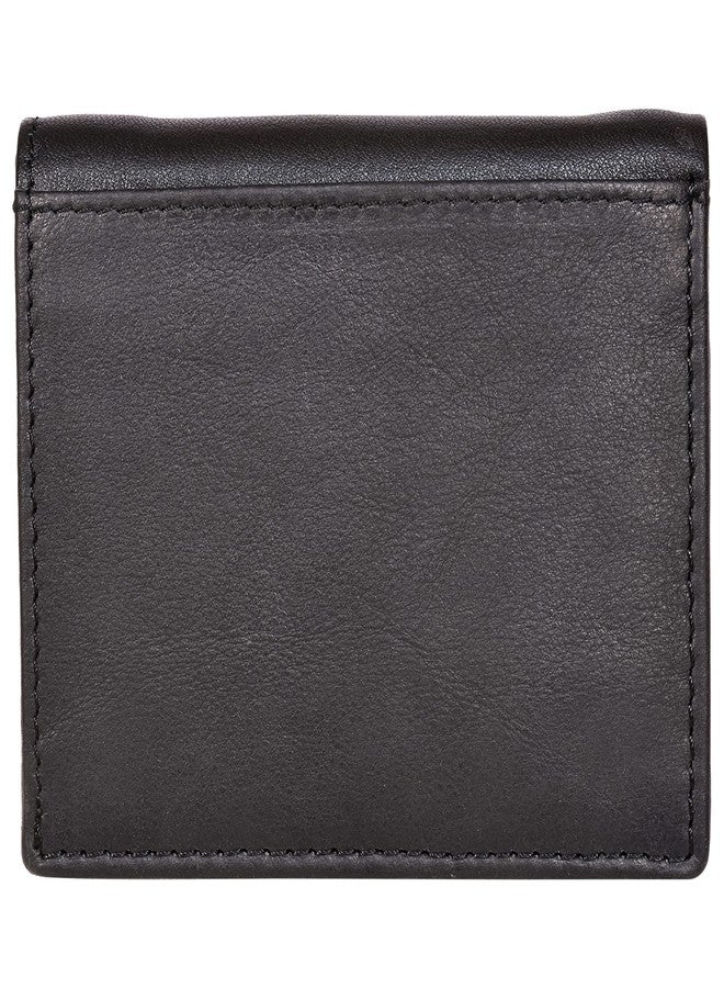 Sassora Genuine Leather Women Small Card Holder - A129_NEO (Black) - Image 4