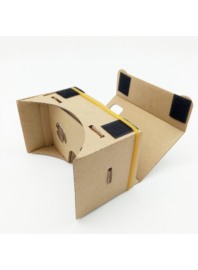 Vr Glasses Cardboard Google Carton Vr Virtual Reality 3d Glasses Helmet Vr Wholesale-Color:Generation Cowhide Standard Edition  - Image 1