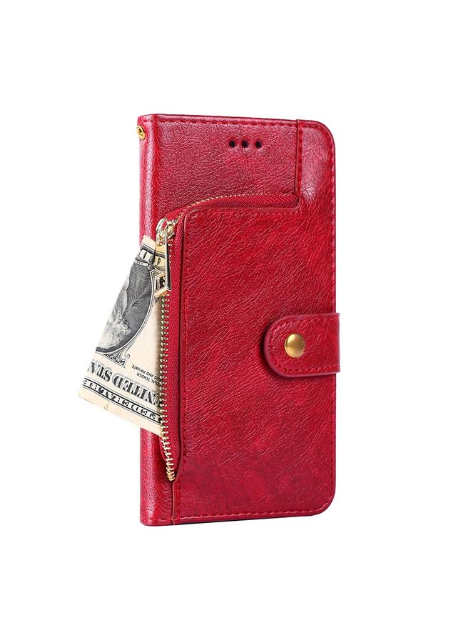S-TOP Case For Samsung Galaxy M33 5G Zipper Bag Leather Phone Case - Image 3
