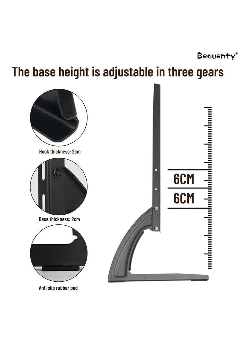 Generic - Universal TV Stand Tabletop for 40 to 70 inch Plasma LCD LED Flat Screen TVs, LCD TVs Premium Height Adjustable Leg Stand, Holds Up 35kg - Image 1