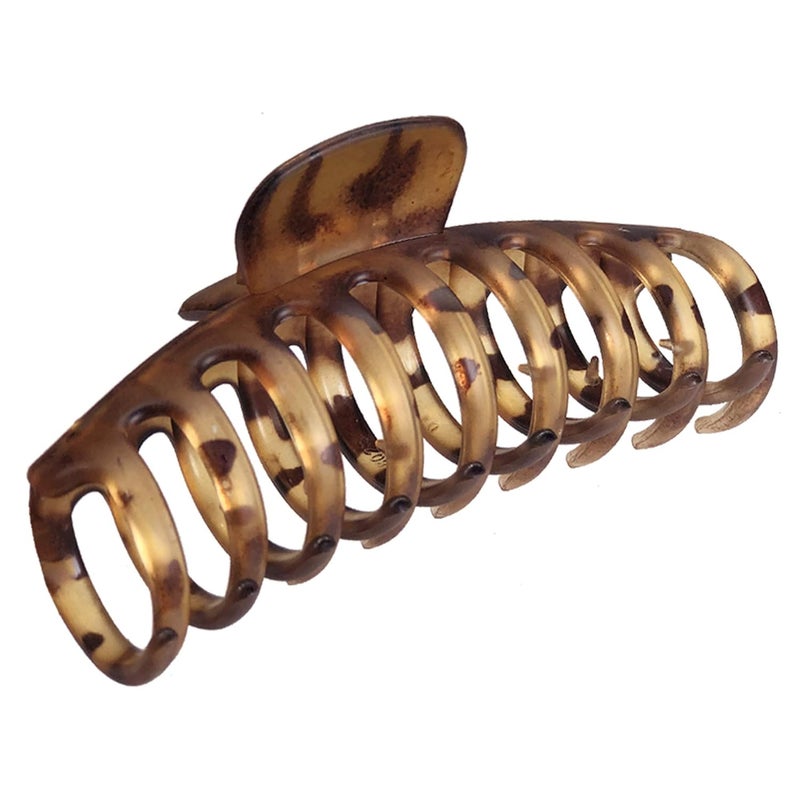 OWIIZI Hair Clip 43 inches Matte Large Hair Claw Clips Leopard Print NonSlip Ponytail Jaw Barrette Strong Hold Banana Jumbo Claw Clips for Women Long Thick Hair