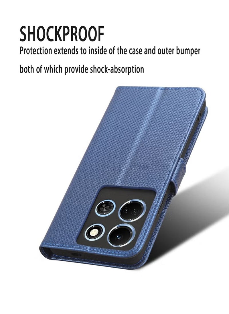 X-level Infinix Note 30 5G/X6711 Phone Case Cover with Full Body Camera Len Protector PU Leather Wallet Card Holder Shockproof Protective Back Cover with Release Hand Phone Holder Daily Video Kickstand  - Image 3