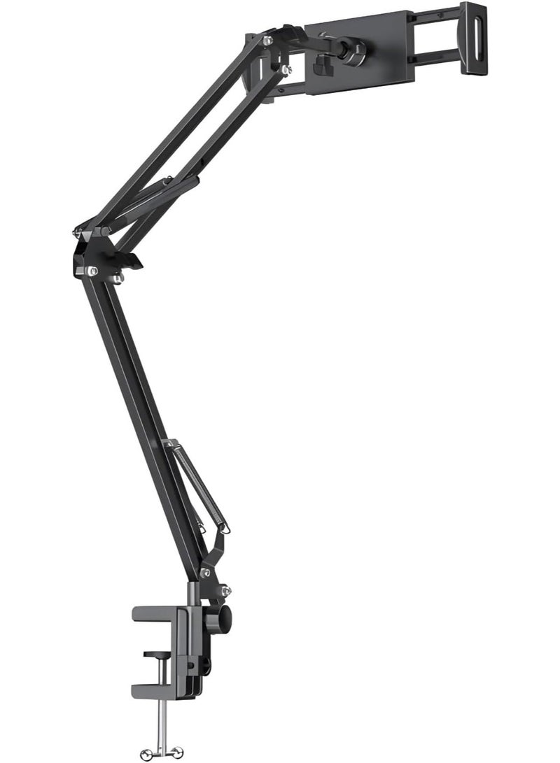 Yesido Flexible Desktop Tablet and Mobile Holder with Long Arm, Adjustable Stand with Strong Base - C296 - Image 1