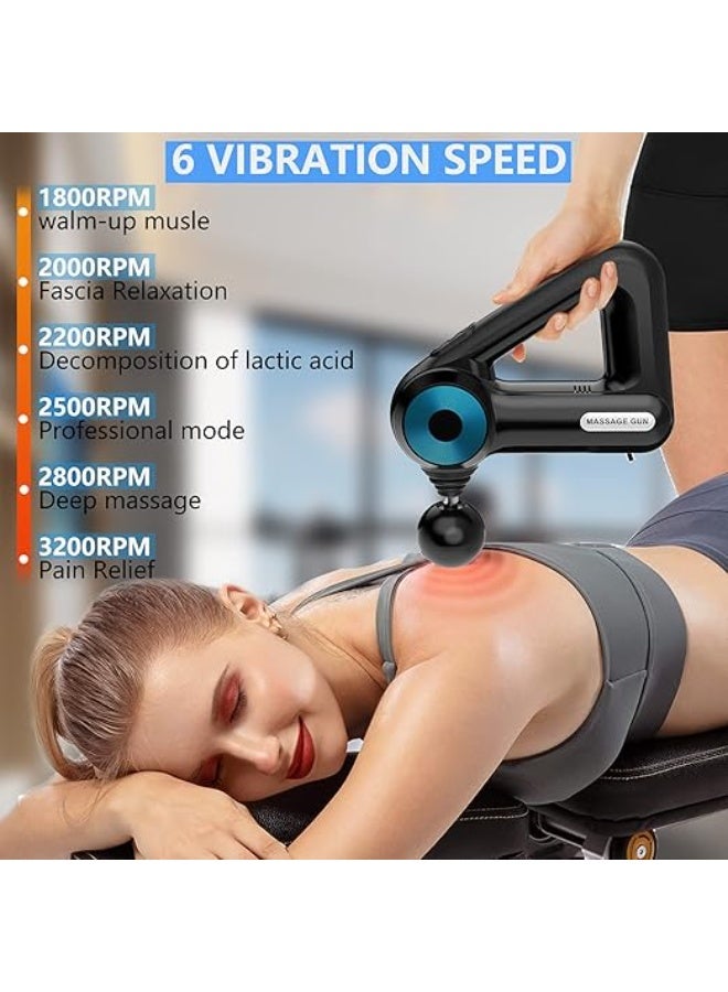 Original Muscle Massage Gun – Deep Tissue Percussion Massager for Pain Relief & Muscle Recovery – Adjustable Speed, Quiet & Powerful Performance - Image 3