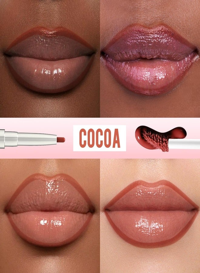 iMethod Lip Liner Stain - Lip Colour, 2-in-1 Peel Off Lip Colour with Two Ends and Tweezers, Natural, Long-Lasting, Easy to Apply, for All Skin Types, Lasts All Day Cocoa - Image 4